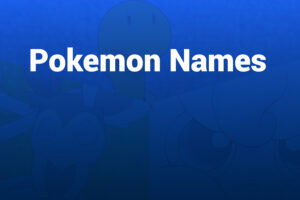 pokemon names