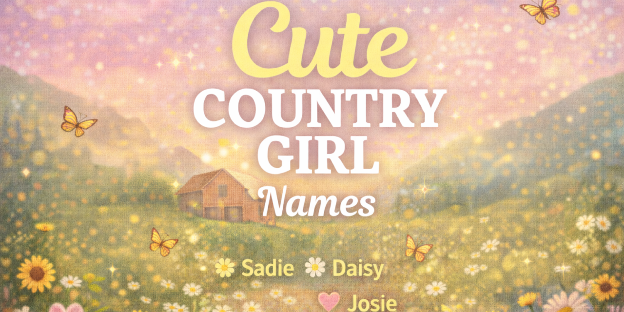 Cute Country Girl Names That Feel Sweet and Timeless