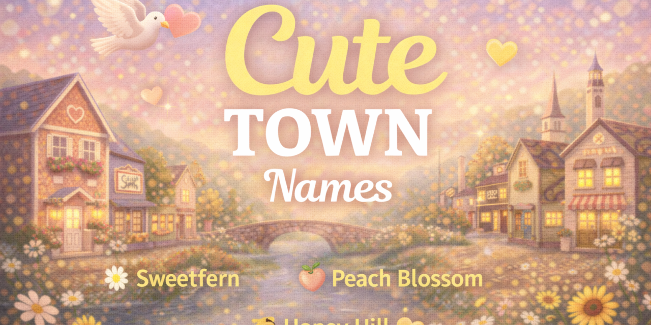 Cute Town Names That Feel Warm, Memorable, and Timeless